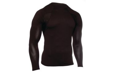 Image of Blackhawk Engineered Fit Mock Neck Shirt, Long Sleeve, Black, XXLarge, 84BS04BK-2XL