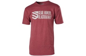 Image of BlackHawk Gear. Honor. T-Shirt, Burgundy, XX Large, GT02BG2XL