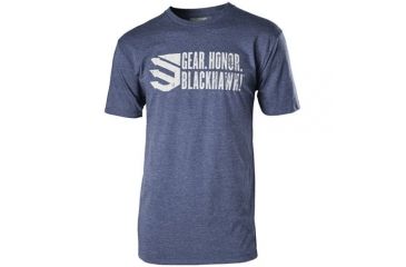 Image of BlackHawk Gear. Honor. T-Shirt, Navy, Extra Large, GT02NAXL