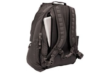 Image of BlackHawk Black Laptop Backpack - Back View