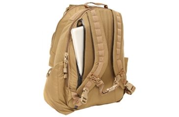 Image of BlackHawk Coyote Tan Laptop Backpack - Back View