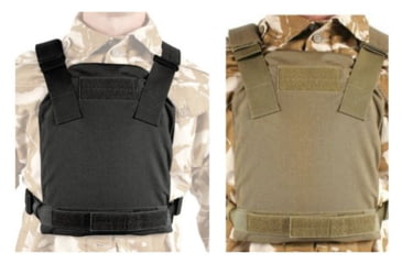 Image of BlackHawk Low Vis Plate Carrier, Black, Coyote Tan