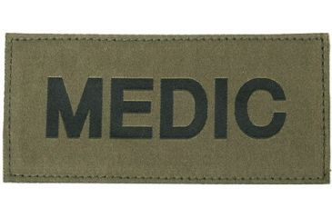 Image of Blackhawk! Black on Green Medic Patch