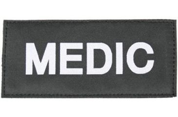 Image of Blackhawk Medic Patch, White on Black