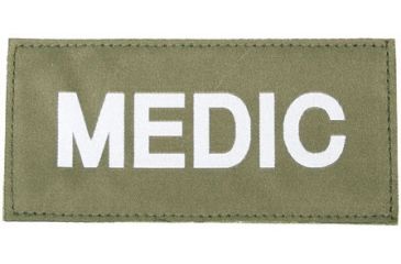 Image of Blackhawk Medic Patch, White on Green