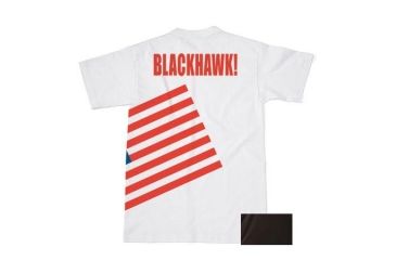 Image of BlackHawk Men's Memory T-Shirt w/ Colored Flag, Black, 2XL 90GT04BK-2XL