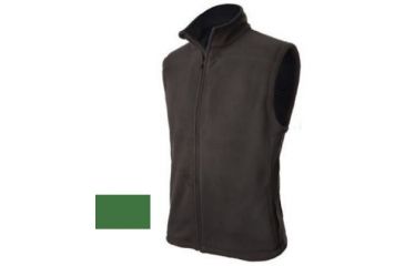 Image of BlackHawk Mens Windproof Fleece Vest, Green, Medium 82FV00GN-MD