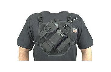 Image of BlackHawk Patrol Radio Chest Harness Black 37PRH1BK