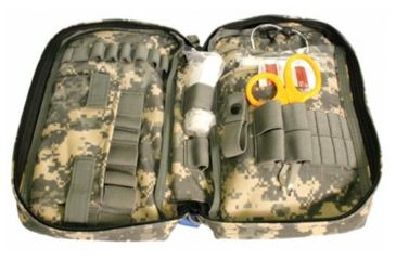 Image of BlackHawk S.T.O.M.P. Medical Pack Accessory Pouch Blue Handle - Black 60SAP2BK