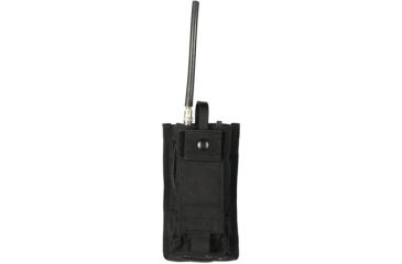 Image of BlackHawk STRIKE MBITR Radio Pouch w/Speed Clip - Black 38CL20BK-GSA