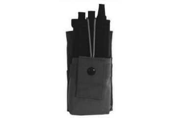 Image of BlackHawk STRIKE Small Radio/GPS Pouch w/Speed Clips, Black 38CL35BK