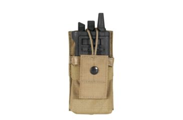 Image of BlackHawk STRIKE Small Radio/GPS Pouch w/Speed Clips, Coyote Tan 38CL35CT