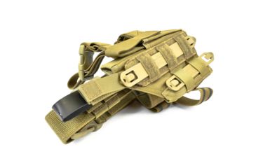 Image of BlackHawk Tactical Omega VI Ultra Universal Modular Light Holster, Coyote Tan - Full Size Auto Pistols