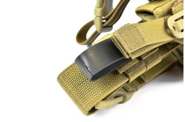 Image of BlackHawk Tactical Omega VI Ultra Universal Modular Light Holster, Coyote Tan - Full Size Auto Pistols