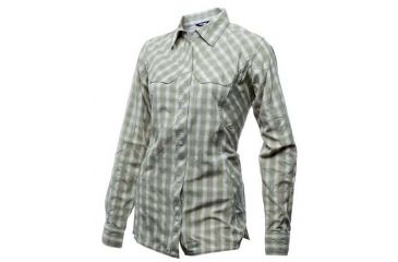 Image of BlackHawk Women's Strenia Top Long Sleeve Shirt, Green/White, Large 92CC04GW-LG