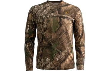 Image of Blocker Outdoors Fused Cotton Long Sleeve Shirt - Men's, Realtree APX, Medium, 1409113