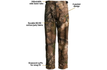 Image of Blocker Outdoors Youth Fused Cotton Field Pants - Men's, Realtree APX Camo, Large, 1409969