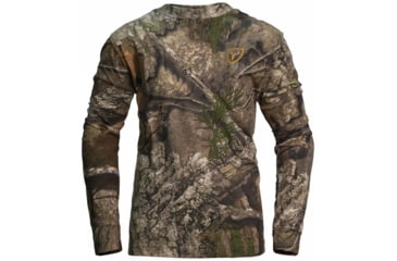 Image of Blocker Outdoors Youth Fused Cotton Long Sleeve Shirt - Men's, Realtree APX Camo, Large, 1409965