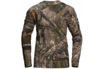 Image of Blocker Outdoors Youth Fused Cotton Long Sleeve Shirt - Men's, Realtree APX Camo, Small, 1409963