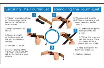 Image of Blue Force Gear Belt Mount Tourniquet Pouch w/CAT Tourniquet, Black, BT-TQH-TNOW-CAT-BK