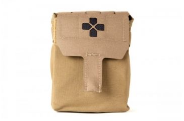 Image of Blue Force Gear Medium Trauma Kit Now! With Supplies, Coyote Brown HW-M-TKN-FILLED-MD-CB