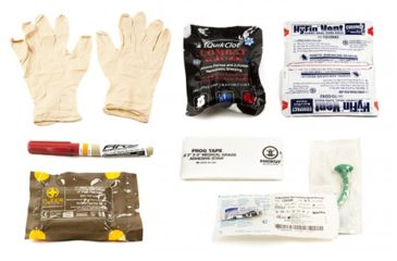 Image of Blue Force Gear Micro Trauma Kit Basic Medical Supplies, Version 3, Comprehensive Kit, P-TKR-03