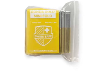 Image of Blue Force Gear Mini Hypothermia Blanket, Gold, P-MED-BLANKET-1-GOLD/SV-RTL