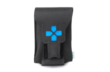 Image of Blue Force Gear Version 2 Helium Whisper Micro Trauma Kit - Empty, Black, Small, HW-TKN-NANO-02-EMPTY-BK