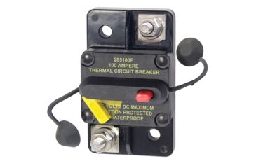 Image of Blue Sea Systems 100 Amp Circuit Breaker Surface Mount 285 Series 7187 40638