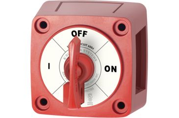 Image of Blue Sea Systems 6004 Single Circuit ON-OFF w/Locking Key - Red 64357