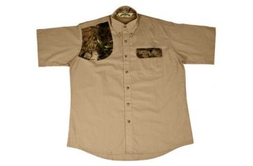Image of Bob Allen Hu126 S/S Hunting Shirt Kh/Rtap 2X 14363