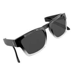Image of Bobster Brix, Sunglass, Black Gradient Frame, Anti-fog Smoked Lenses, Black, One Size Fits Most EBRX002
