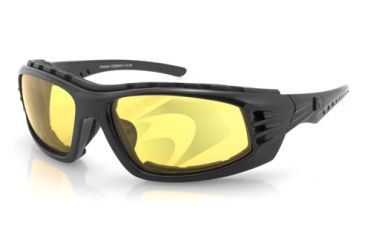 Image of Bobster Chamber Sunglass, Gloss Blk, Anti-fog Yellow Lenses ECBR001Y