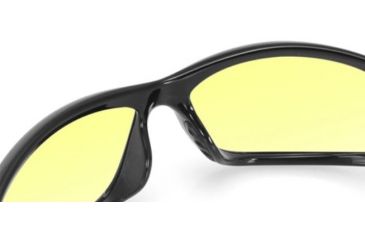 Image of Bobster Charger Sunglasses - Black Frame, Anti Fog Yellow Lens ECHA001Y
