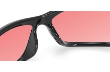 Image of Bobster Charger Sunglass, Blk Frame, Rose Lenses ECHA001R