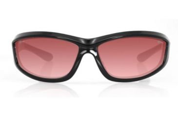 Image of Bobster Charger Sunglass, Blk Frame, Rose Lenses ECHA001R