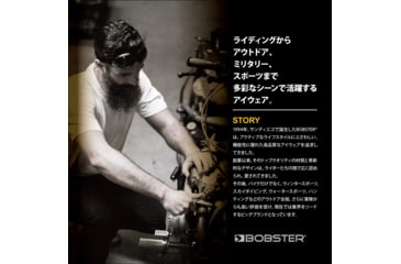 Image of Bobster Eagle Sunglasses, Matte Black Frame, Smoked Lens, EEAG001