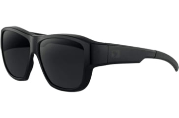 Image of Bobster Eagle Sunglasses, Matte Black Frame, Smoked Lens, EEAG001