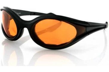 Image of Bobster Foamerz Sunglass, Black Frame and Amber Lenses, ES114A:
