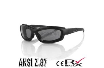Image of Bobster XRH Convertible Sunglasses, Black Frame, 2 Frame Fronts, Smoke &amp; Clear Lenses, ANSI Z87