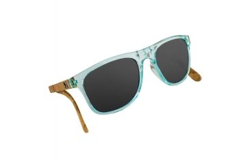 Image of Bobster Hex, Sunglass, Mint &amp; Wood Frame, Anti-fog Smoked Lenses, Mint, One Size Fits Most EHEX003