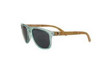 Image of Bobster Hex, Sunglass, Mint &amp; Wood Frame, Anti-fog Smoked Lenses, Mint, One Size Fits Most EHEX003