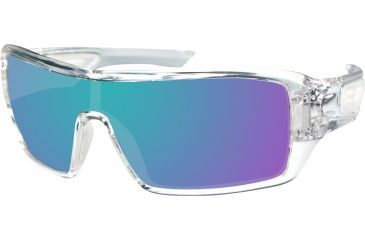 Image of Bobster Paragon Sunglass, Crystal Clear Frame, Blue Mirror, Clear EPAR002