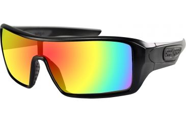 Image of Bobster Paragon Sunglass, Matte Blk, Smoked Mirror Lens, Black EPAR001