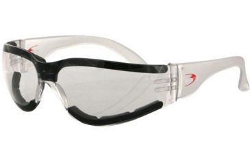 Image of Bobster Shield III Sunglass with Clear Anti-fog Lens, ANSI Z.87, ESH302