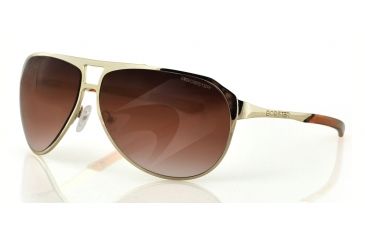 Image of Bobster Snitch Aviator Sunglass, Gold Frame, Brown Gradient Lens ESNI004AR