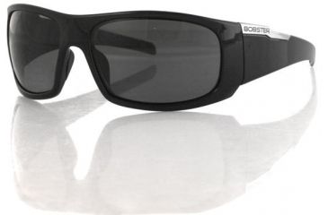 Image of Bobster Solstice 2 Sunglasses - Black Frame, Smoked Polarized, ESOL102