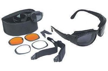 Image of Bobster Sport &amp; Street Convertible Goggles - Black Frame w/ 3 Lens Set BSSA001AC