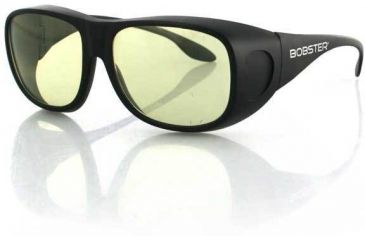 Image of Bobster Titan OTG Sunglass Matte Black with Yellow Lens BTTN102