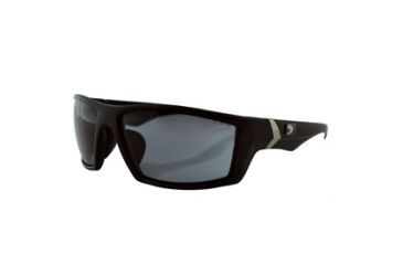 Image of Bobster Whiskey Ballistic Sunglass, Matte Black Frame, Smoked Lens EWHI002